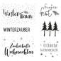 Preview: Rayher Stempel Weihnachtsgrüsse Clear Stamps 10x10cm