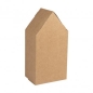 Preview: Rayher Faltschachtel Haus gross Kraftpapier 10x7.5x20cm