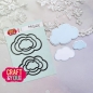 Preview: Craft & You Design Stanzformen Wolken Cloud Set Dies 8.0x5.4cm PRE-ORDER Lieferbar ab 06.02.2025