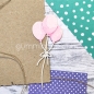 Preview: Gummiapan Stanzform Bunch of Ballons 3.2x7.8cm