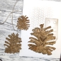 Preview: Gummiapan Stanzform Grosser Tannzapfen Huge Pine Cone 7.2x7.6cm