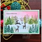 Preview: Woodware Craft Colletion Clearstempel Rentiere Paintable Baubles Reindeer Fillers 10.0x14.5cm