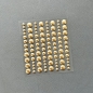 Preview: Simple and basic Klebeperlen Metallic gold matt Enamel Dots