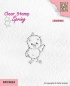Preview: Nellie's Choice Clearstempel Chickie Hi There 2.6x4.0cm