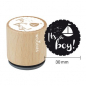 Preview: GRATIS! Woodies Holzstempel It's a boy!