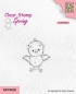 Preview: Nellie's Choice Stempel Chickie Learn to fly 3.2x4.0cm