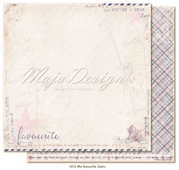 Maja Design Papier Denim & Girls Favourite Jeans 12x12"