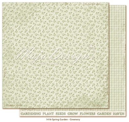 Maja Design Papier Spring Garden Greenery 12x12" PRE-ORDER Lieferbar ab 28.03.2025