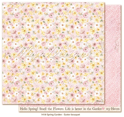 Maja Design Papier Spring Garden Easter Bouquet 12x12" PRE-ORDER Lieferbar ab 28.03.2025