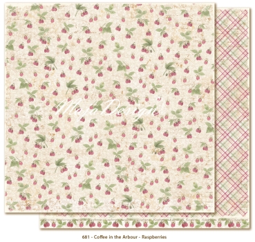 GRATIS! Maja Design Papier Coffee in the Arbour Raspberries 12x12"