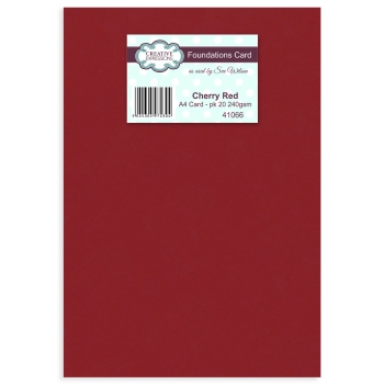 Creative Expressions Unipapier rot Cherry Red A4 240gsm 1 Bogen