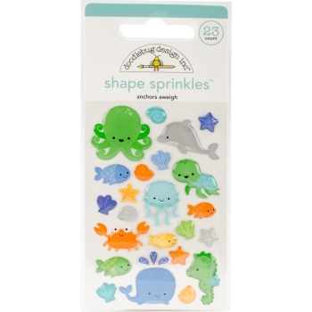 GRATIS! Doodlebug Design Stickers Shape Sprinkles Anchors Aweigh