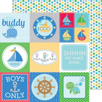 GRATIS! Doodlebug Design Papierkit Anchors Aweigh Paper Pack 12x12"