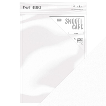 Tonic Studios Craft Perfect Cardstock Weiss matt A4 300gsm 5 Bogen