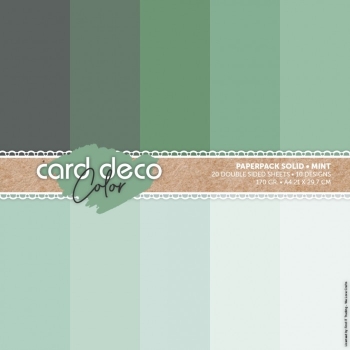 Find IT Trading Card Deco Papierpack Mint A4 170gr 20 Blatt