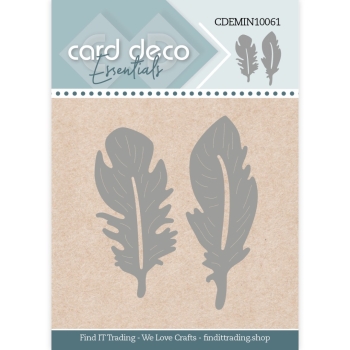 Card Deco Stanzschablonen Mini Federn