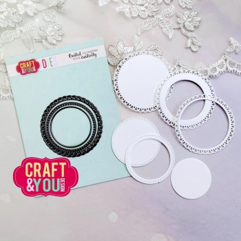 Craft & You Design Stanzformen Mini Doily Set Dies 6.4cm PRE-ORDER Lieferbar ab 06.02.2025