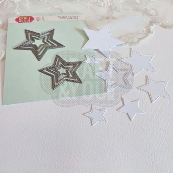 Craft&You Design Stanzschablonen Sterne Stars Dies