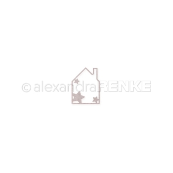 Alexandra Renke Stanzform Haus mit Stern-Rahmen 3.1x4.1cm PRE-ORDER Lieferbar ab 12.11.2024