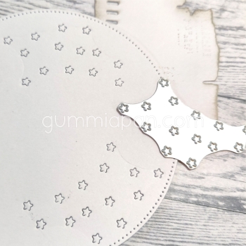 Gummiapan Stanzschablone Texture with Stars PRE-ORDER Lieferbar ab 17.10.2024