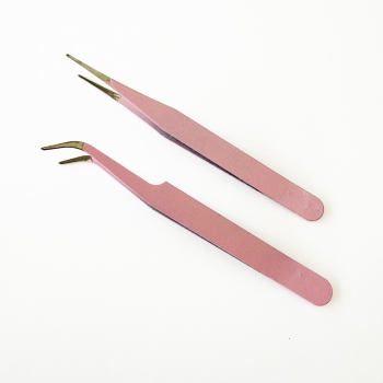 Bastelpinzetten im Set rosa Tweezers