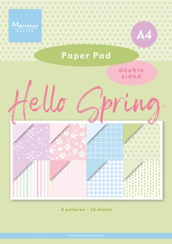 Marianne Design Papierblock Hello Spring A4