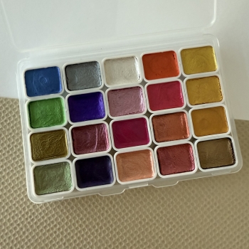 Aquarell Pigmentfarben Set 9.5x6.0cm