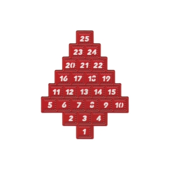 GRATIS! Joy! Crafts Stanzschablone Adventskalender Baum Advent Calendar Tree die