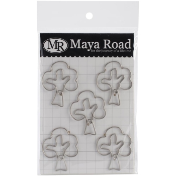 GRATIS! Maya Road Clips Baum Vintage Metal Trinkets Old Oak Tree 5 Stück