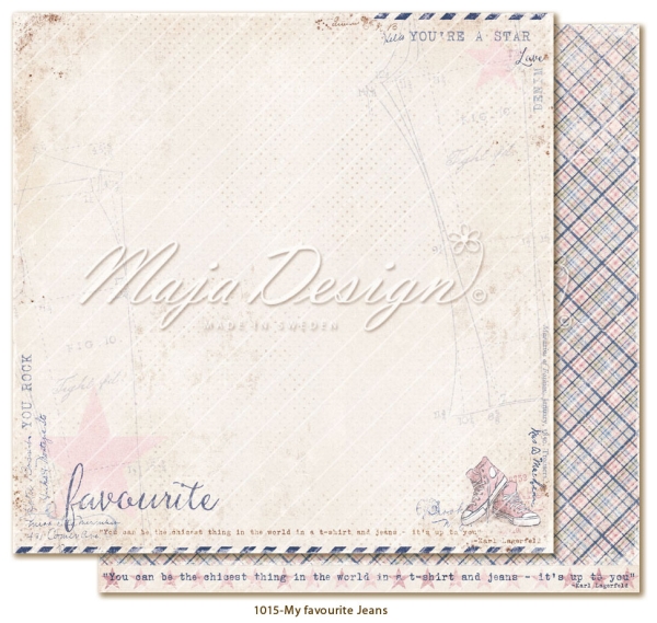 Maja Design Papier Denim & Girls Favourite Jeans 12x12"