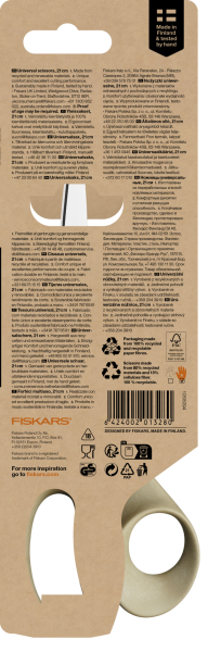 Fiskars Recycled Universalschere 21cm