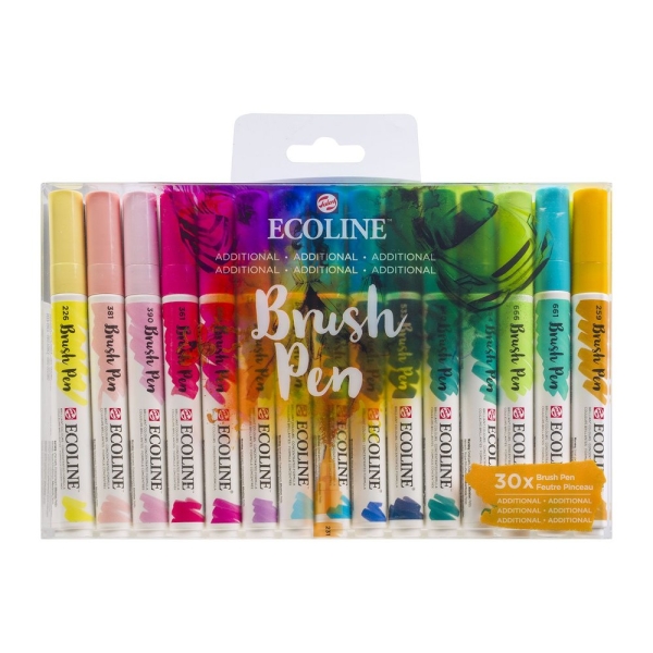 Talens Ecoline Brush Pen Set 30 Stück