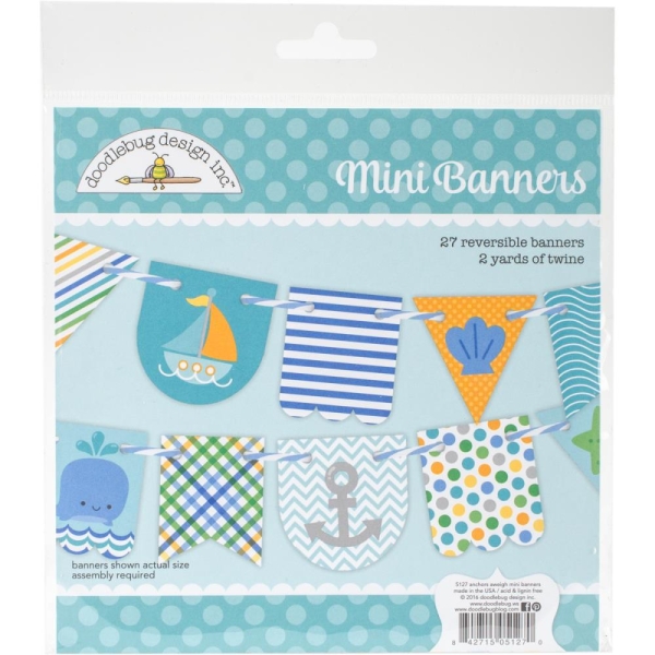 Doodlebug Design - Anchors Aweigh Mini Banners