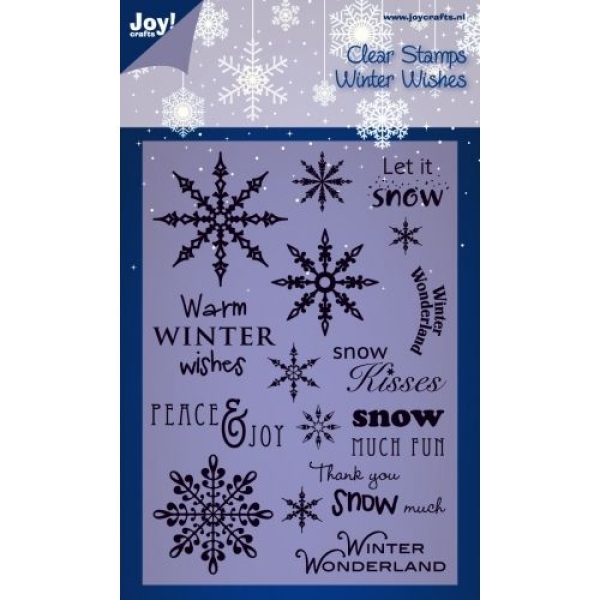 GRATIS! Joy! Crafts Clearstempelset Winter Wishes