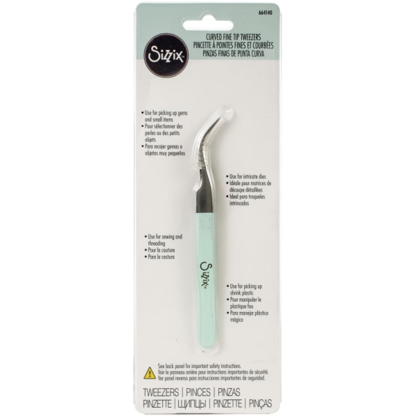 Sizzix Pinzette Curved Fine Tip Tweezers