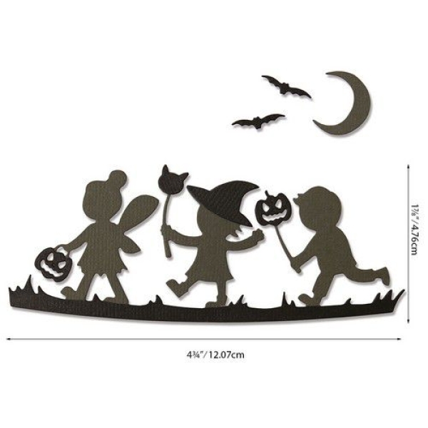 GRATIS! Sizzix Thinlits Stanzschablonen Halloween Silhouettes Dies by Lisa Jones