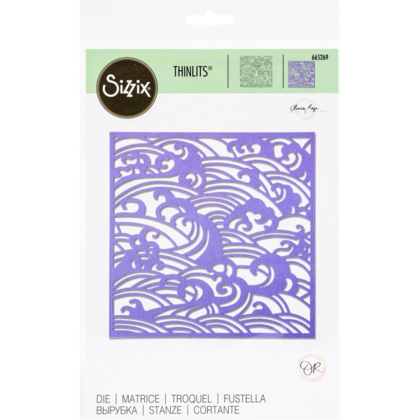 GRATIS! Sizzix Thinlits Stanzschablone Mystical Seascape by Olivia Rose 12.5x12.5cm