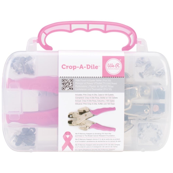 We R Makers Crop-A-Dile Punch Kit Pink