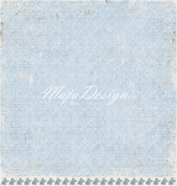 Maja Design Vintage Baby Special delivery Scrapbookingpapier 12x12"