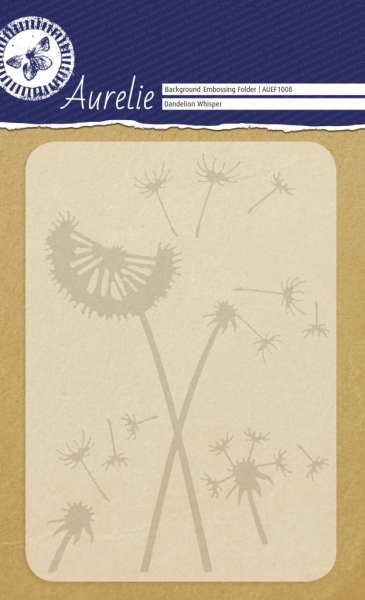 GRATIS! Aurelie Prägeschablone Pusteblume Embossing Folder 10.5x15.0cm