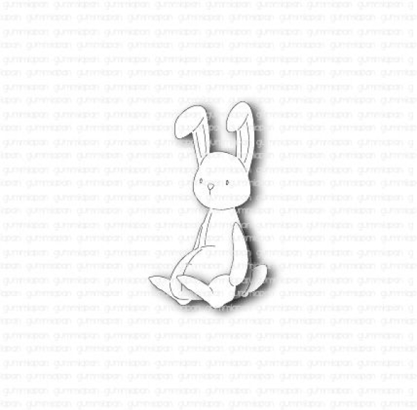 Gummiapan Stanzform Bunny Plush 2.3x3.9cm