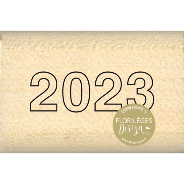 GRATIS! Florilèges Design Holzstempel 2023  (2x1cm)