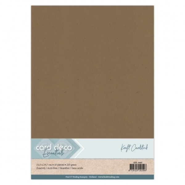 Find IT Trading Kraft Cardstock A4 21.0x29.7cm 10 Blatt 220gr