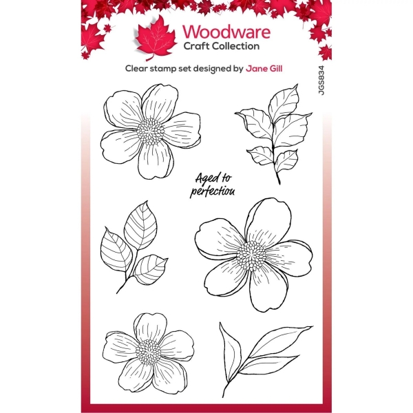 Woodware Craft Collection Clearstempel Summer Picks 10.0x14.5cm