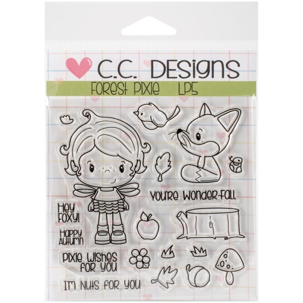 C.C. Designs Clearstempel Forest Pixie Clear Stamps