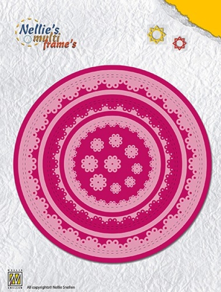 Nellie's Choice Stanzschablonen Doily-1 Multi Frames