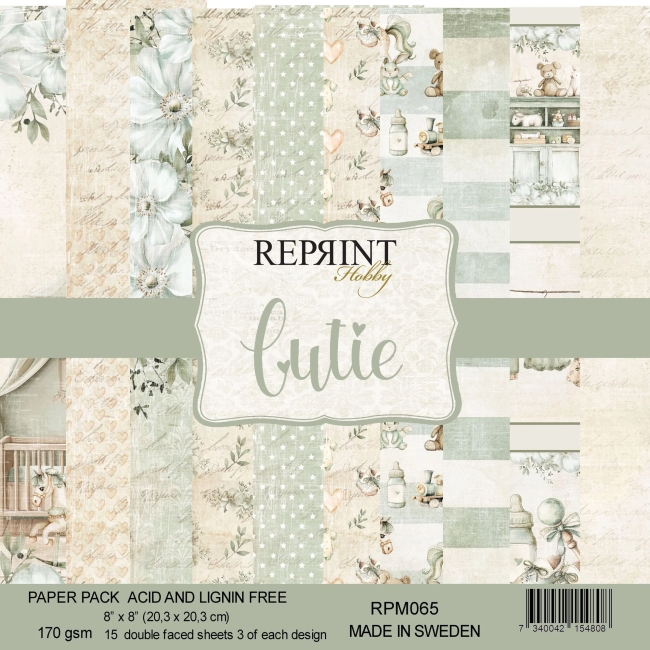 Reprint Papierpack Cutie 8x8" 20.3x20.3cm 170gsm