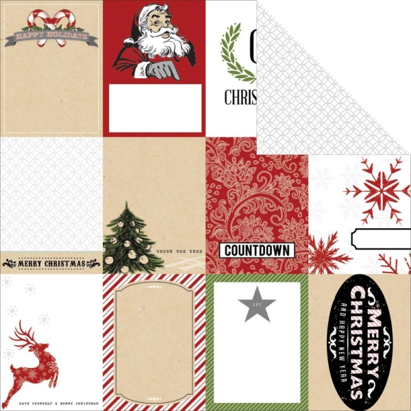 GRATIS! Teresa Colllins Papier Candy Cane Lane Tags 12x12"