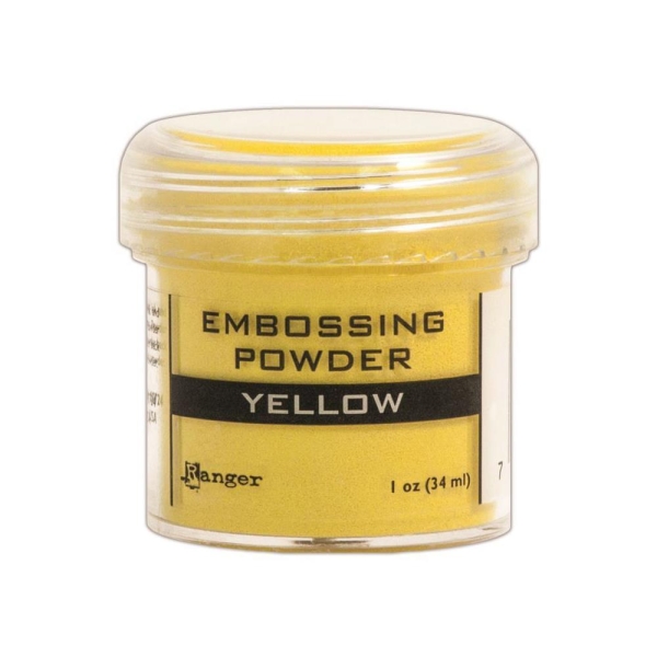 GRATIS! Ranger Embossingpulver gelb Embossing Powder Yellow