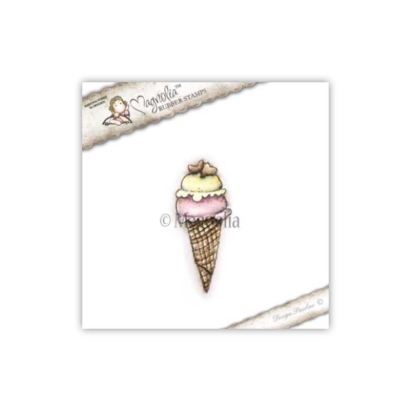 GRATIS! Magnolia Clingstempel Lazy Summer Days Ice cream Cling Stamp